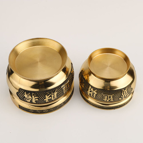 Manufacturer wholesale brass incense burner household Buddhist incense burner temple worship sandalwood burner indoor disc incense burner aromatherapy burner