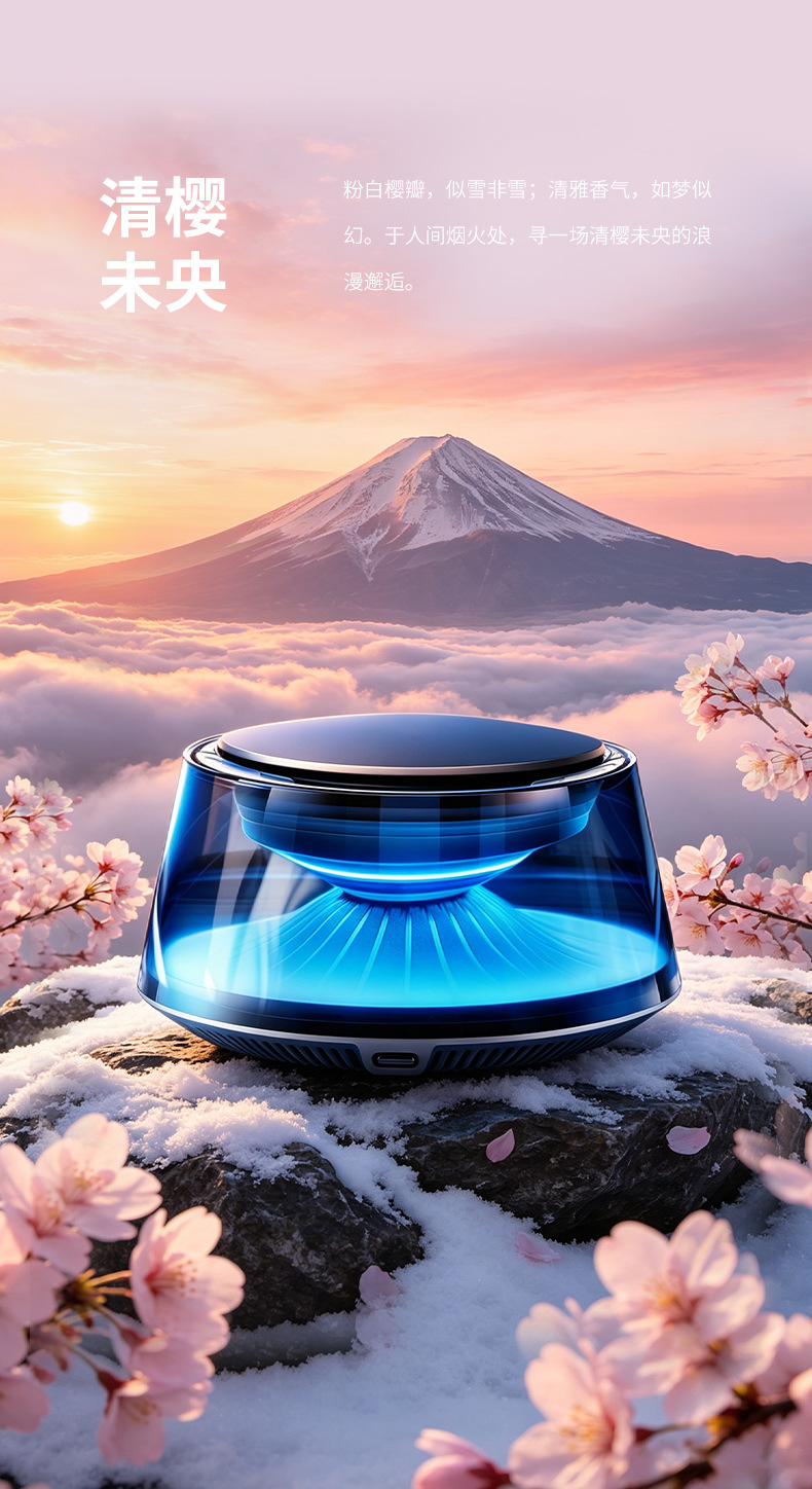 New Model of Cloud Mist Car Fragrance, Light Luxury, Long-Lasting Fragrance, Men's Car Perfume, High-End Automatic Spray