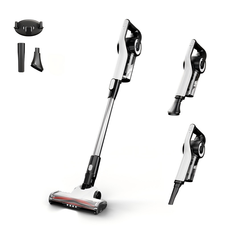 Dual-use wireless vacuum cleaner for home and car, high suction power, handheld design, three-in-one brush, customizable logo, direct supply from manufacturer