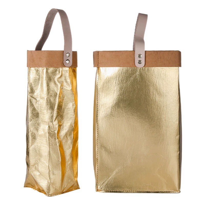 Середина осени Фестиваль Подарочная коробка Разлагаемая промытая крафт-бумага Сумка для красного вина Одноместный и Двухместный Плюс ЛОГОТИП в наличии Подарочная сумка