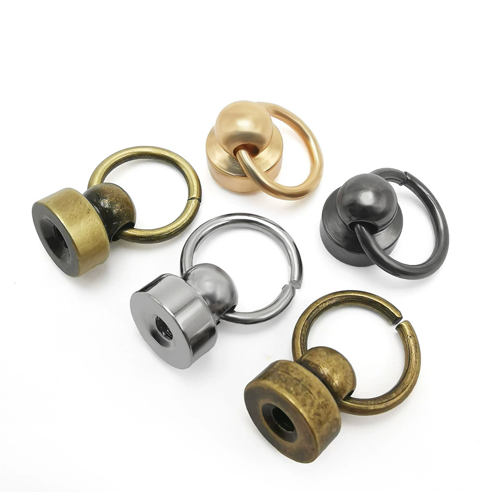 La Ring Monk Pacch Nail Dress Shoes and Paper Accessories Mountaineering C bucking mobile phone case hanging buckle ring rivet buckle