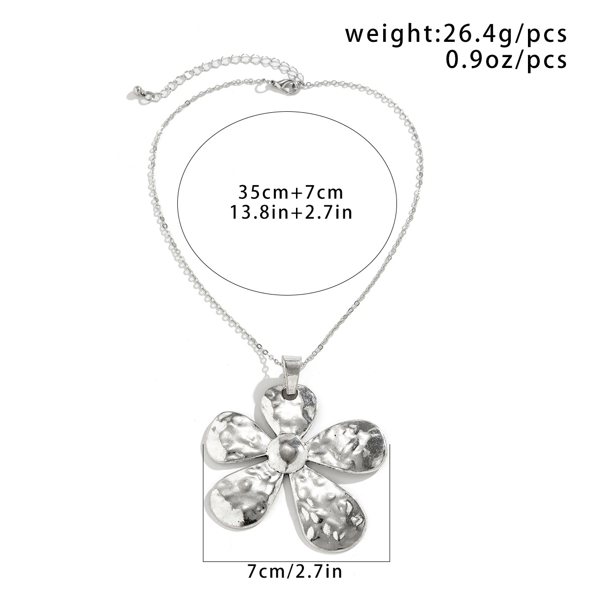 Ig Style Exaggerated Flower Alloy Plating Women's Rings Necklace display picture 13