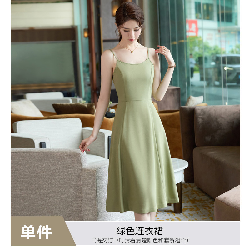 西装套装女2025新款连衣裙休闲百搭气质外套纯色女士修身西服套裙|undefined