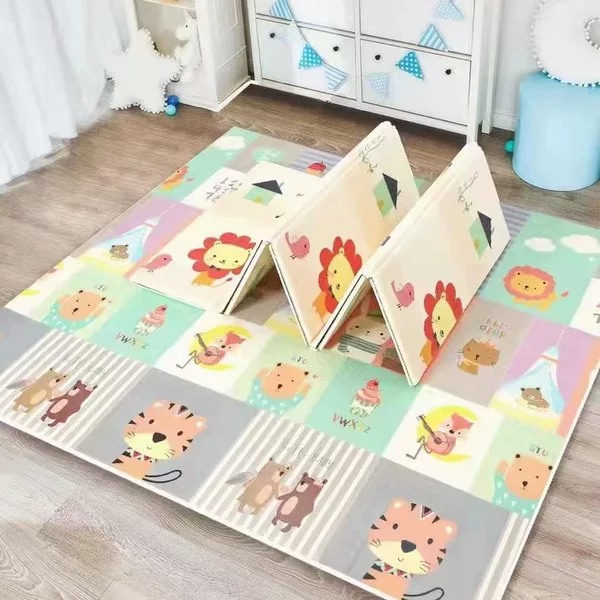 Manufacturer Wholesale Baby Crawling Mat Xpe Thickeneded Foldableable Crawling Mat Baby Home Living Room Game Mat