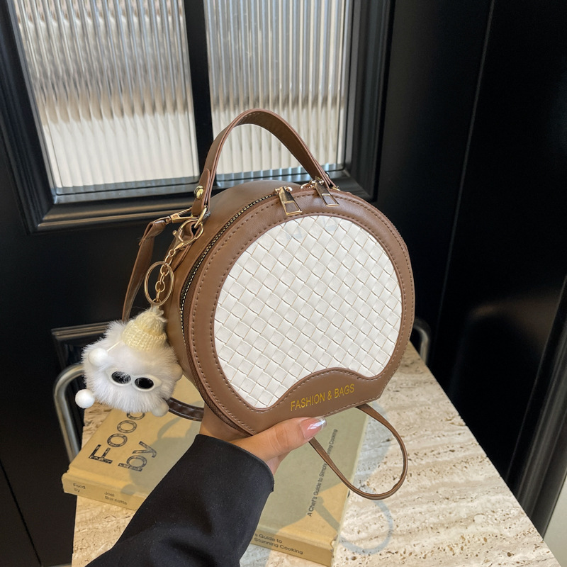 2024 nuevo bolso de textura para mujeres SenMeng universal primavera y otoño este año popular bolso de mochila de moda bolso de mano pequeño