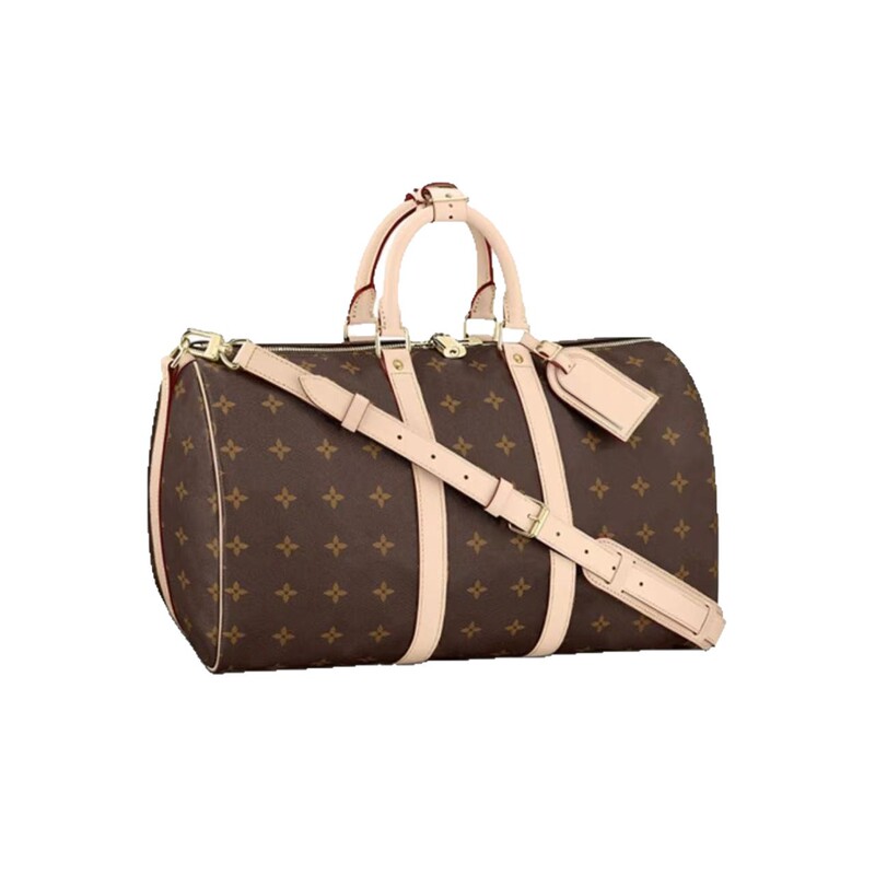 新しい高品質 keepall45cm トラベルバッグ荷物バッグ大容量トラベルバッグビジネストラベルポータブルフィットネスバッグ|undefined