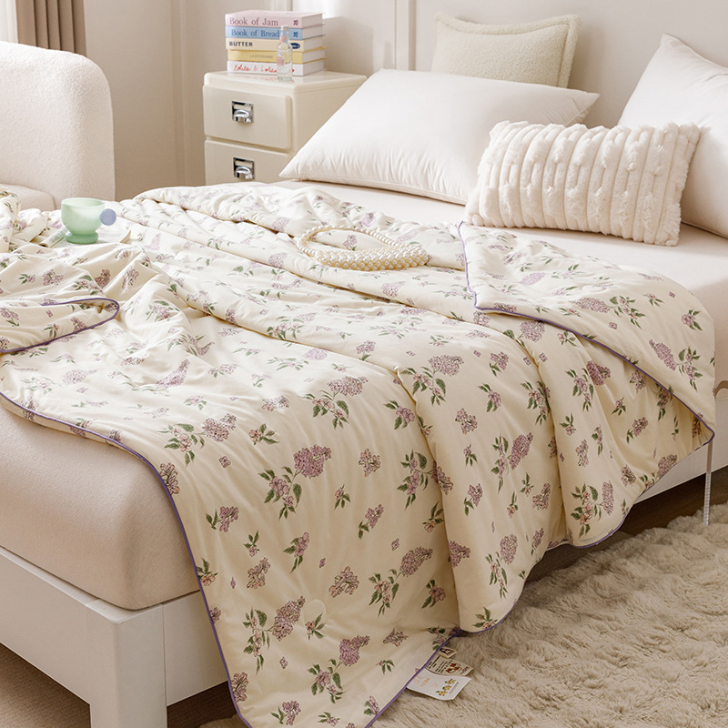 A類母子級大豆繊維ニット綿夏涼しさは夏の子供の薄い布団家庭用エアコンを洗うことができる