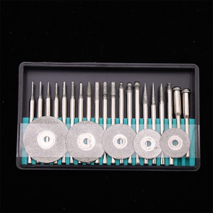 Electroplated diamond 25PC diamond grinding needle grinding piece combination set jade glass grinding stone grinding head grinding