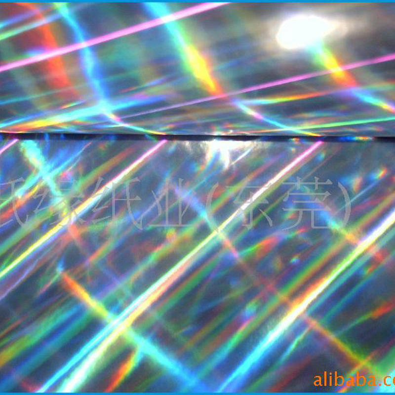 现货供应幻彩镭射纸橱窗婚庆彩虹色装饰炫彩玻璃膜透明渐变贴纸