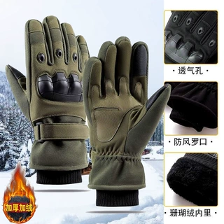 滑雪战术手套加绒加厚户外运动防滑耐磨掌心骑行登山摩托车手套