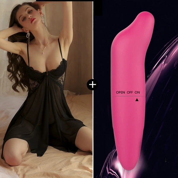 [Black] Nightgown + T-pants + Dolphin Jumping Singles
