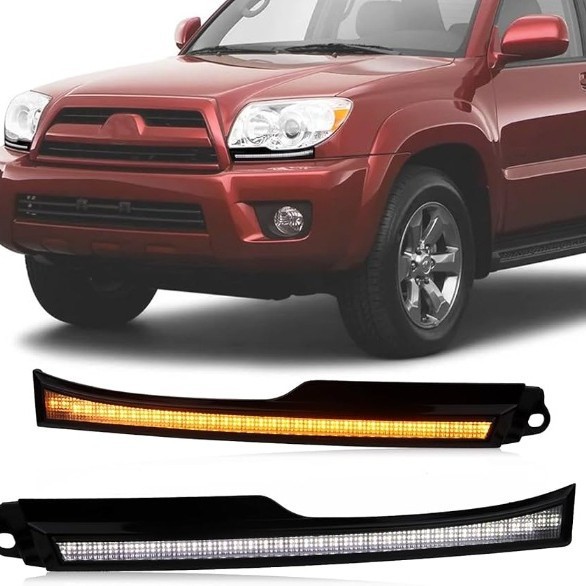 Aplicable a TOYOTA 03 - 05 Supermaster 4runner luz diurna luz de niebla frontal luz de dirección de agua corriente luz diurna