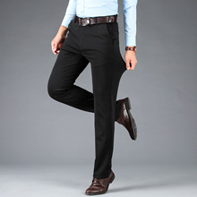 2025春秋厚款夏季薄款西裤中老年休闲裤高腰裤子中年男裤弹力爸爸