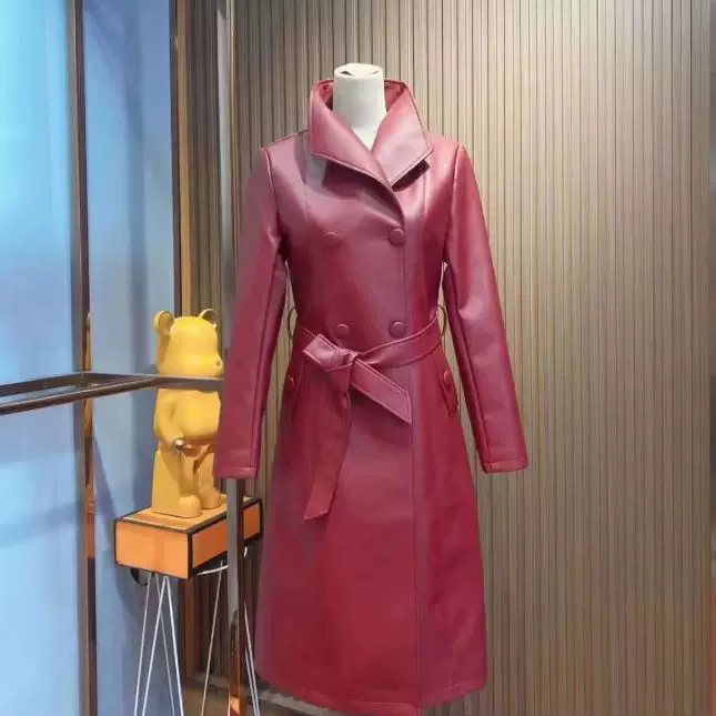 皮衣外套女士风衣女装pu薄款ins时尚韩版中长款2024秋装休闲大码