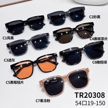 网红TR90超轻新时尚街头靓仔靓女爆款舒适美妆太阳镜G牌同款20308