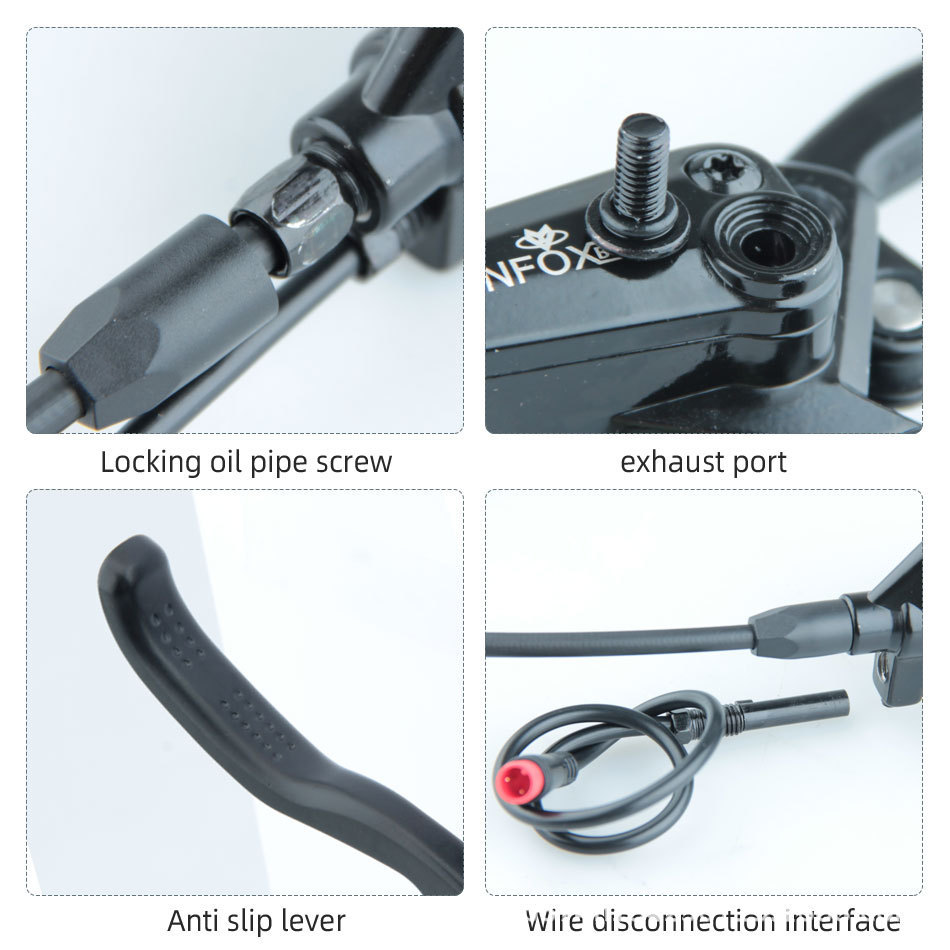 NFOX B023 scooter eléctrico freno hidráulico tipo disco de freno de aceite de cilindro de freno 160 accesorios