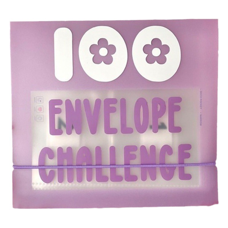 Nuevo 100 sobres transfronterizos Cash Stuffing Savings Challenge Binder