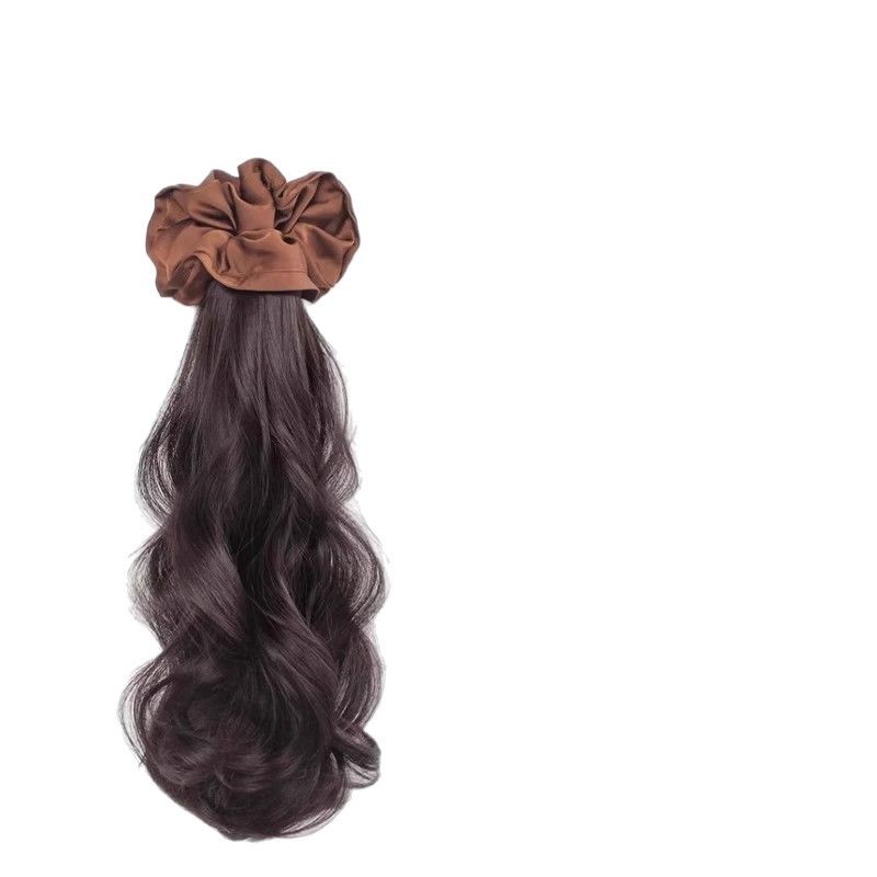 Peluca de Cola de Caballo Ondulada con Pinza de Fibra Sintética de Alta Temperatura para Mujeres