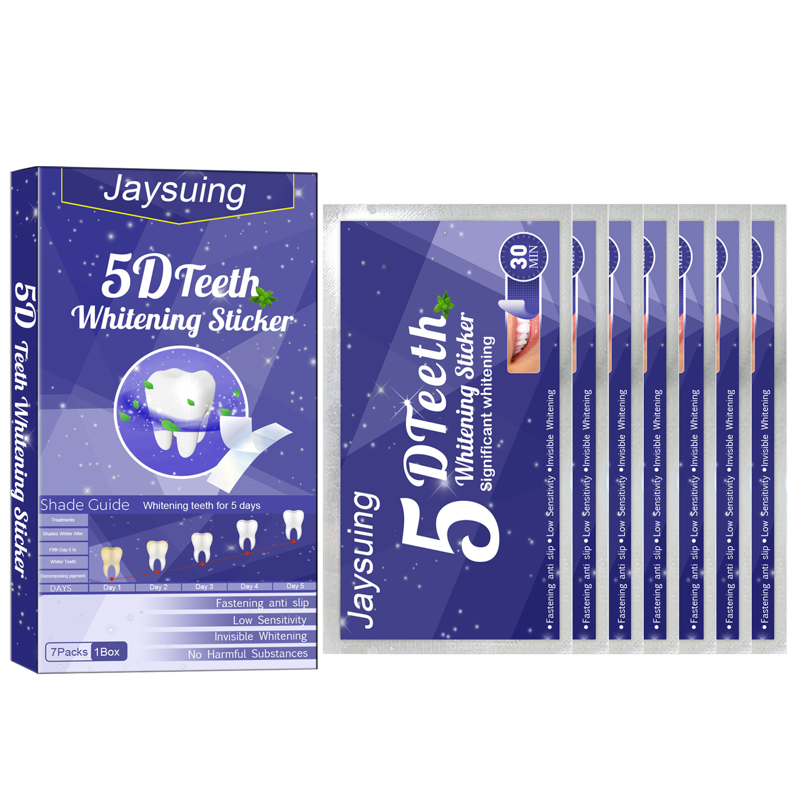 Dentifricio 5D Jayswing Decontaminazione e dentifricio sbiancante Gel senza acidi Dentifricio Stampo dentale Igiene orale Passato_voghion.com
