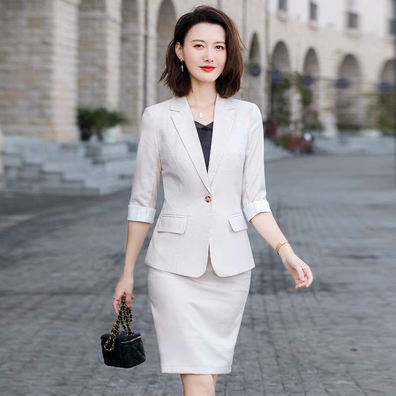 Black short classic suit