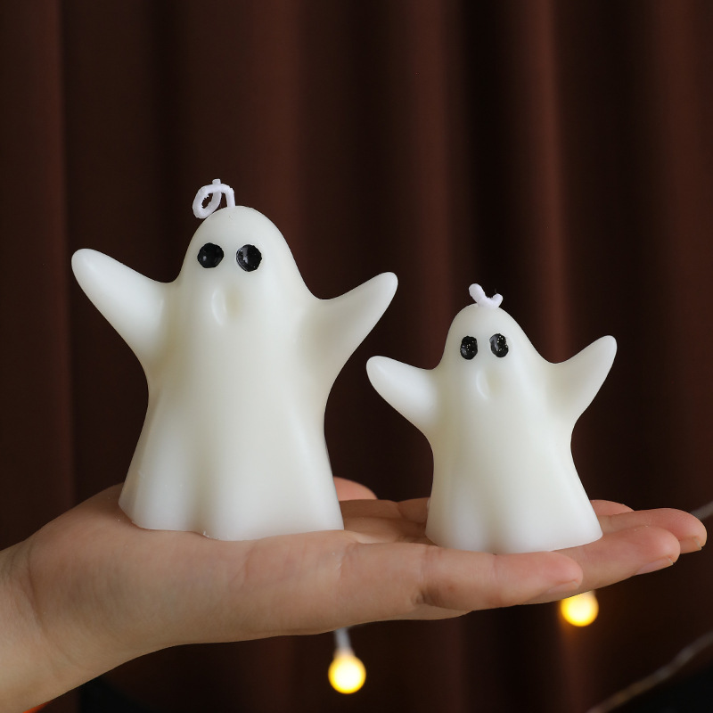 クロスボーダーハロウィンミニゴーストアロマセラピーキャンドル雰囲気お土産ホリデー手作り無煙キャンドル|undefined