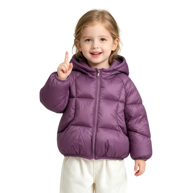2026 nuevo abrigo de invierno para niños ropa de algodón de invierno ligera y delgada ropa de algodón de invierno gruesa ropa de algodón corta
