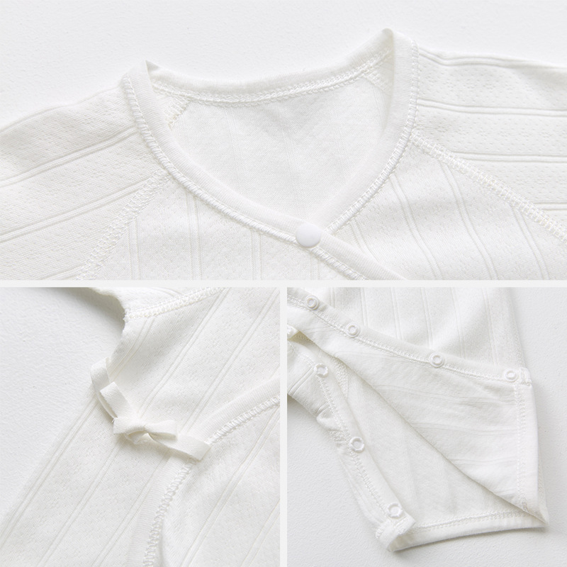 Mono para bebé recién nacido, pijama de verano de manga corta, ropa fina, ropa de verano para hombres y mujeres, ropa de bebé