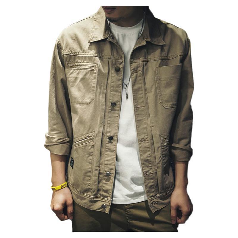 Retro autumn Japanese trend jacket for leisure