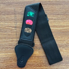 ギターストラップ ギターストラップ収納ピック ギターストラップ エレキギターストラップ ベースショルダーストラップ ギターストラップ