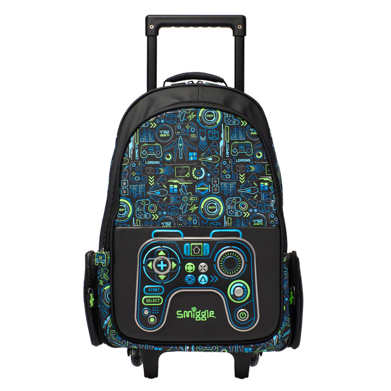 Mochila de tirón australiana de dibujos animados de gran capacidad, mochila de hombro para estudiantes de primaria y secundaria