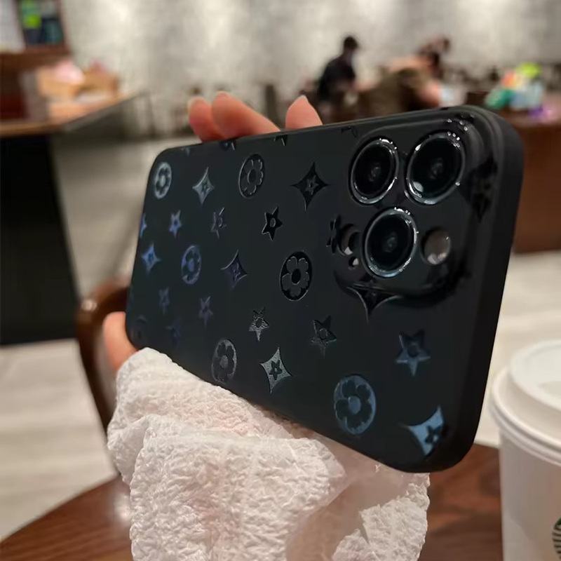 Luxury Pattern Iphone17 Apple 16/14/13/15Promax Mobile Phone Case 11 Silicone 12 Frosted Xs/S2