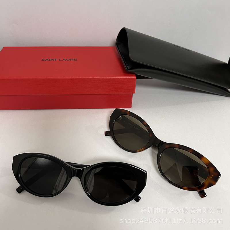 High-End Yangshulin Cat-Eye Sunglasses for Women, Fashionable European and American Export Cross-Border Anti-Uv Sunglasses for Men M148
