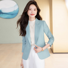 西装外套女秋季小个子2025新款高级感气质时尚上衣职业通勤小西服