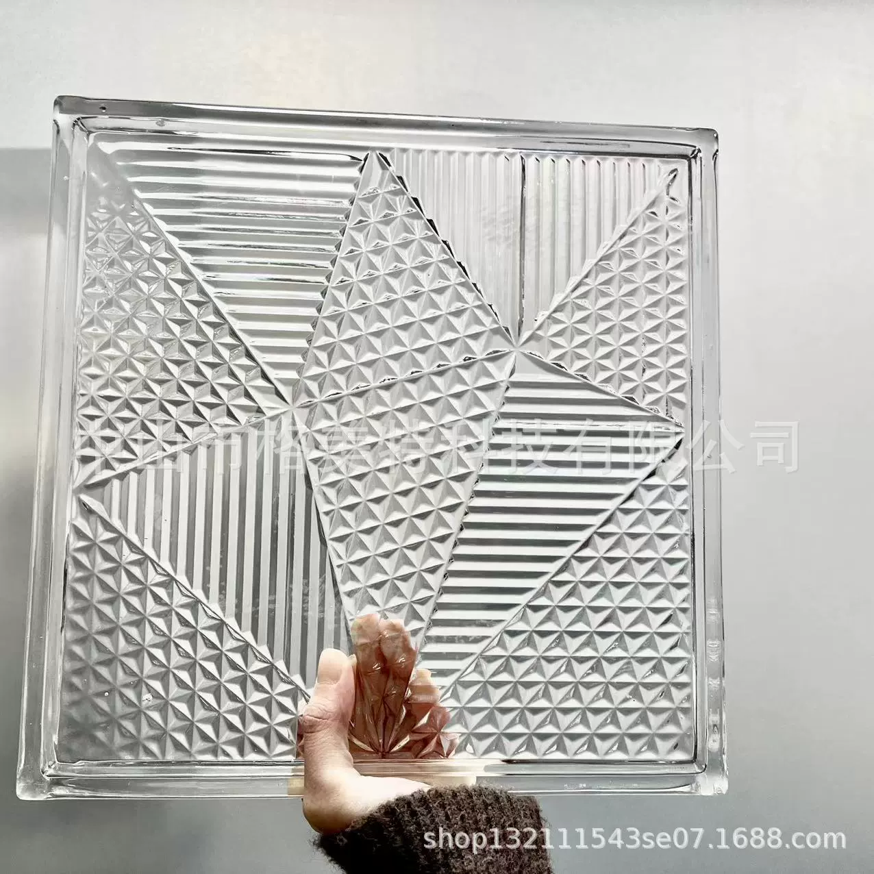 Экран перегородки Хрустальное стекло 275x275x35 м Хрустальный настенный кирпич супер белое стекло подвесная деталь большой запас