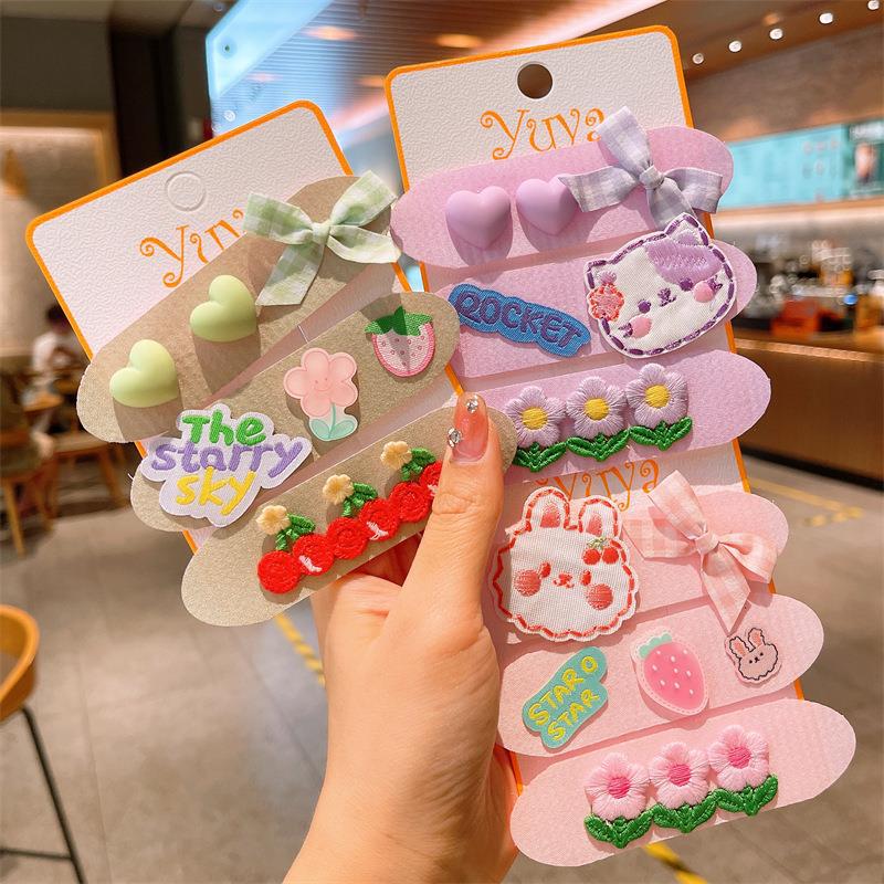 Niños flequillo Cabeza trasera Velcro bebé pelo roto acabado artefacto horquilla niña palo pelo no duele pelo Post