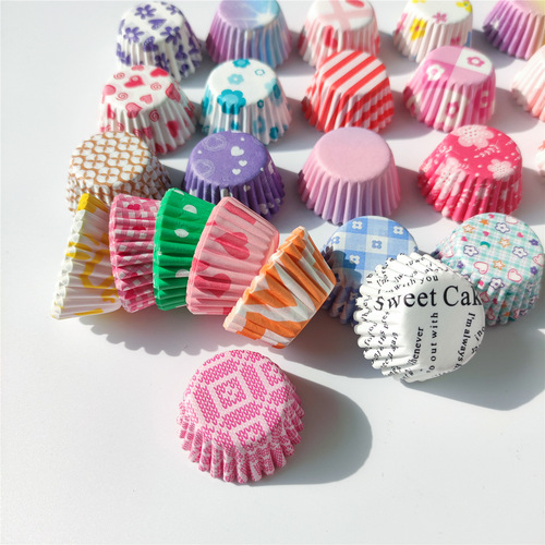 Mini Cupcake Liners Disposable Baking Mold Parchment Paper Tray 35 Pack/48 Pack Mini Thumb Cupcake Mold