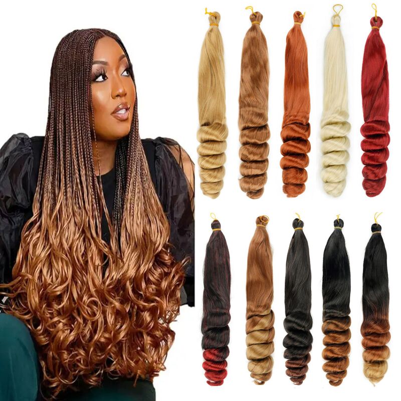 Hair Extensions Spiral African Women's Wig Dreadlocks Foreign Trade up and down Spiral Wave Roll Wig