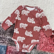 哈衣连体衣卡特棉新生儿婴幼儿春秋长袖三角包屁衣婴儿宝宝灯芯绒