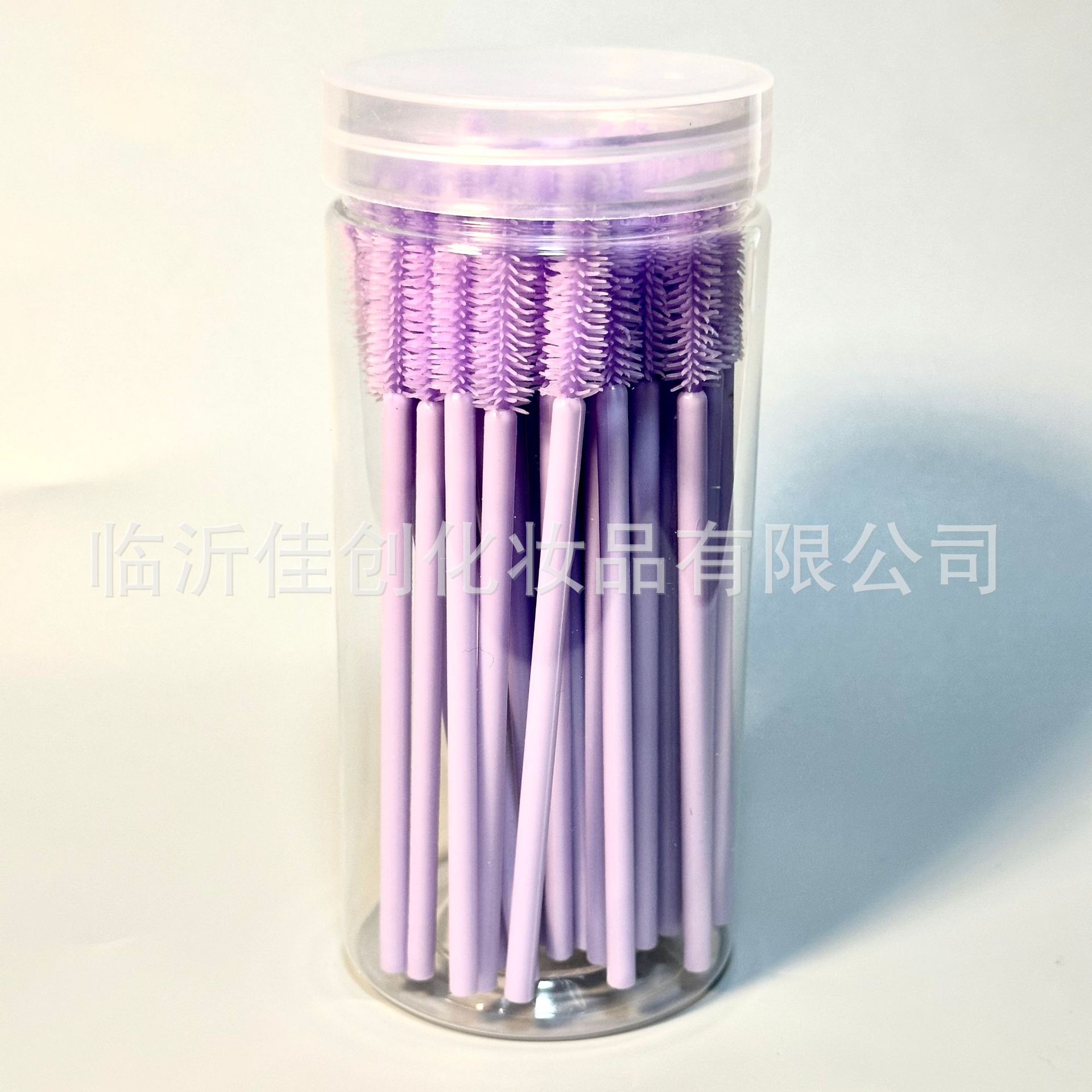 Cepillo de pestañas con mango de cristal