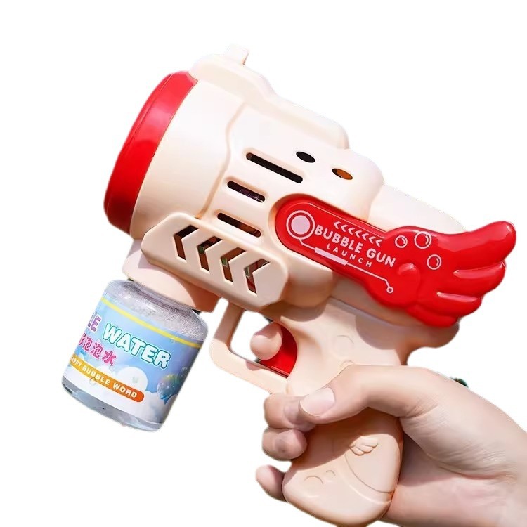 Matrimonio de boda máquina de burbujas al aire libre césped de bodas soplando burbujas pistola damas de honor juegos de fotos de props creativos