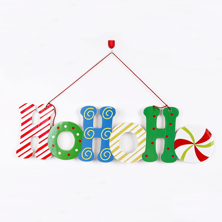 Nueva tarjeta de letras de Feliz Navidad Merry Christmas tablero de espuma suministros de decoración de Navidad colgante número de casa