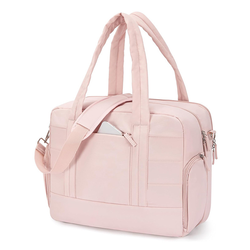 Nueva bolsa de viaje bolsa de viaje bolsa de zapatos bolsa de plumaje con compartimiento separación seca y húmeda bolsa de mano