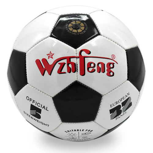 King's Style PVC Football No. 3-4-5 Children's Campus Color Black and White Wear-Resistant Machine-stitched Training Football Wholesale