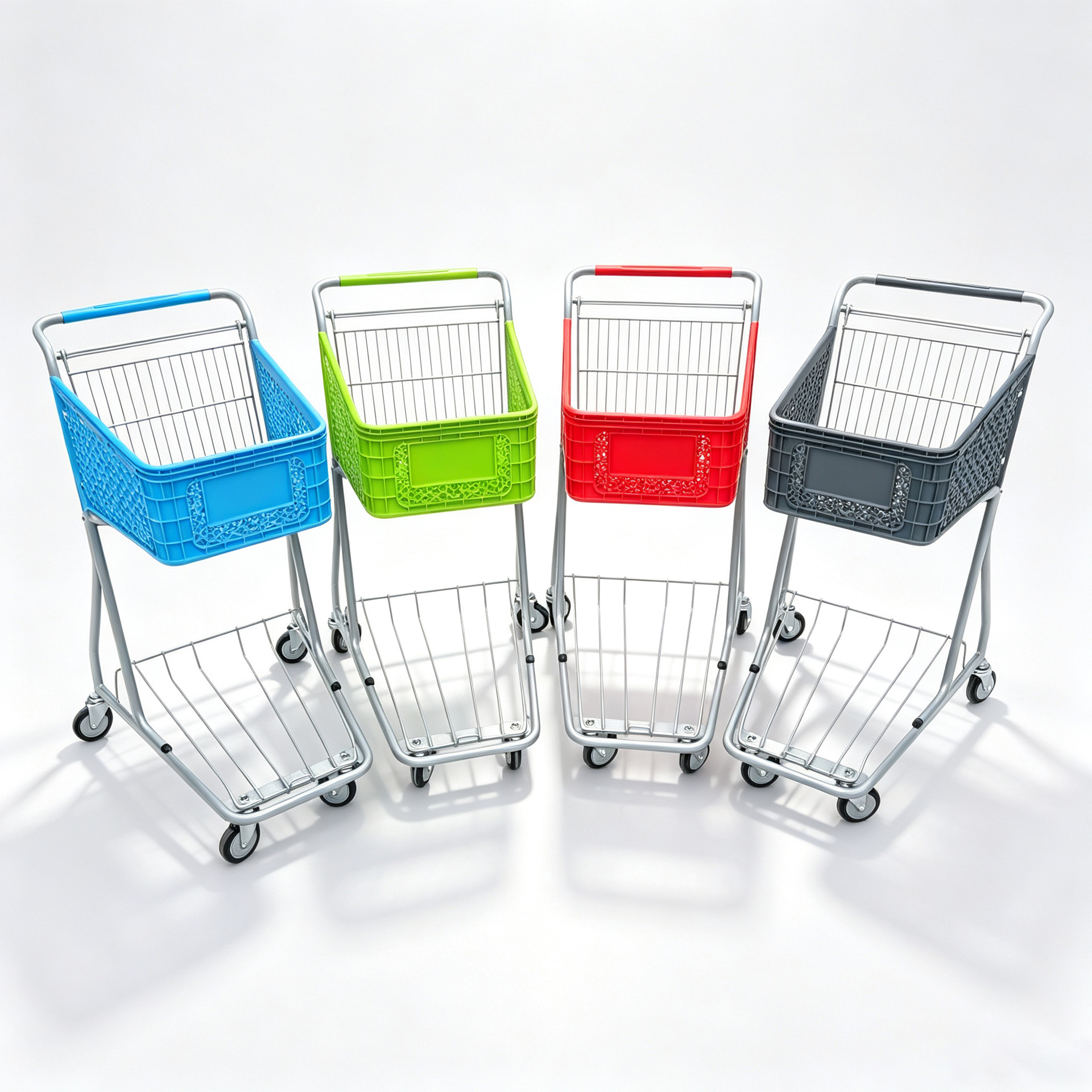 Supermercado del fabricante carrito carrito centro comercial de camiones carritos de compras fábrica de almacenes de tiendas de conveniencia de una sola planta 60l carrito de compras