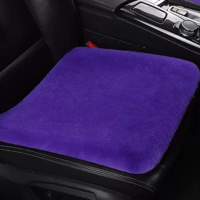 Plush Small Three-Piece Warm and Thickeneded Wool pad - violet-single-pad
