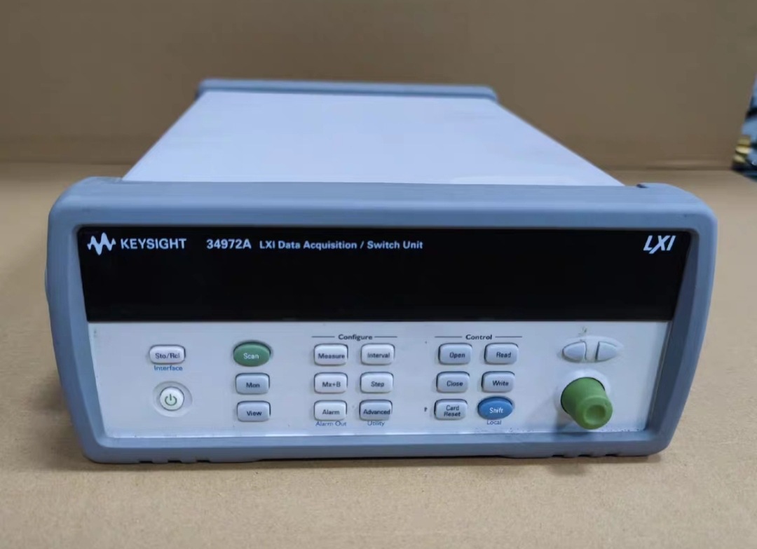美国Agilent安捷伦34972A数据采集仪3插槽主机数字万用表促销包邮