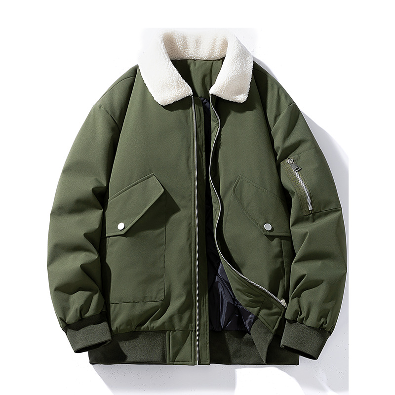 M - 8XL tamaño extra MA - 1 algodón plumón de vuelo para hombres con un aumento de peso de tamaño más grande chaqueta de béisbol casual gruesa