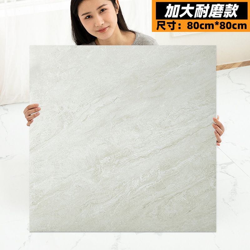 床ステッカー自己粘着床模造タイル光沢のある PVC プラスチック床ステッカーセメント床家庭用床革卸売|undefined