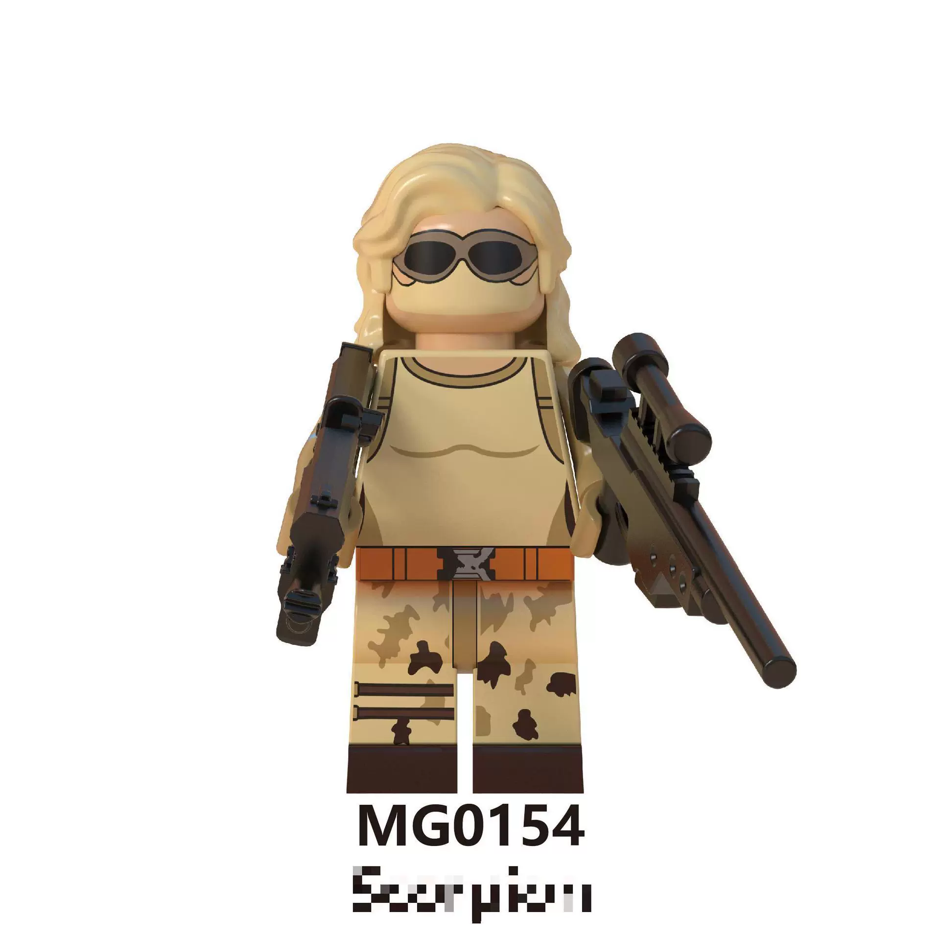 Совместимый минифигурка серии Fortnite (MG0148–0155), ABS 4,5 см, упаковка OPP, экспорт