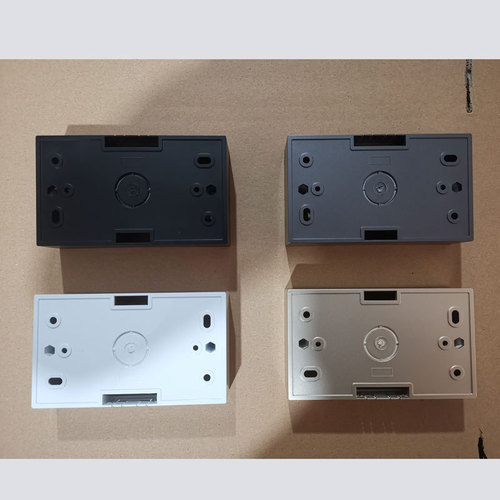 Gosimple Dark Grey 146mm High 35mm/40mm Wall Box Connector Junction Box Wall Outlet Switch Baseplate British 3*6